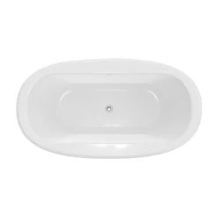 Ella Sleek 66 Inch Double Ended Freestanding Bathtub - White 15 Ella Sleek 66 Inch Double Ended Freestanding Bathtub - White -Bathroom Shop ella tub 66w 36d shot03 cwpdtoa2gwvmd5d1