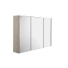 32" Medicine Cabinet Bathroom Vanity Mirror, Wall Mount, 3 Doors, Cloud, Serie Barcelona By VALENZUELA