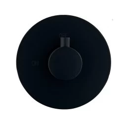 DAX Round Concealed 3 Way Diverter. Matte Black Finish (DAX-1053-RD-BL) -Bathroom Shop hp01 1