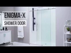 DreamLine Enigma-X 55-59 In. W X 62 In. H Clear Sliding Tub Door -Bathroom Shop hqdefault 63 85
