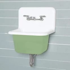 22 Inch Cast Iron High Back Deep Utility Sink 21 22 Inch Cast Iron High Back Deep Utility Sink -Bathroom Shop lg22sink gn 1