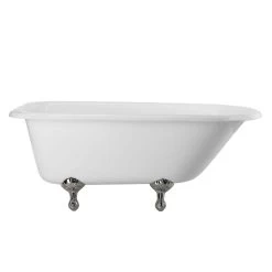 Heritage 60 Inch Cast Iron Classic Clawfoot Tub - Wall Faucet Drillings 9 Heritage 60 Inch Cast Iron Classic Clawfoot Tub - Wall Faucet Drillings -Bathroom Shop lg60rt0wrbc 2 11