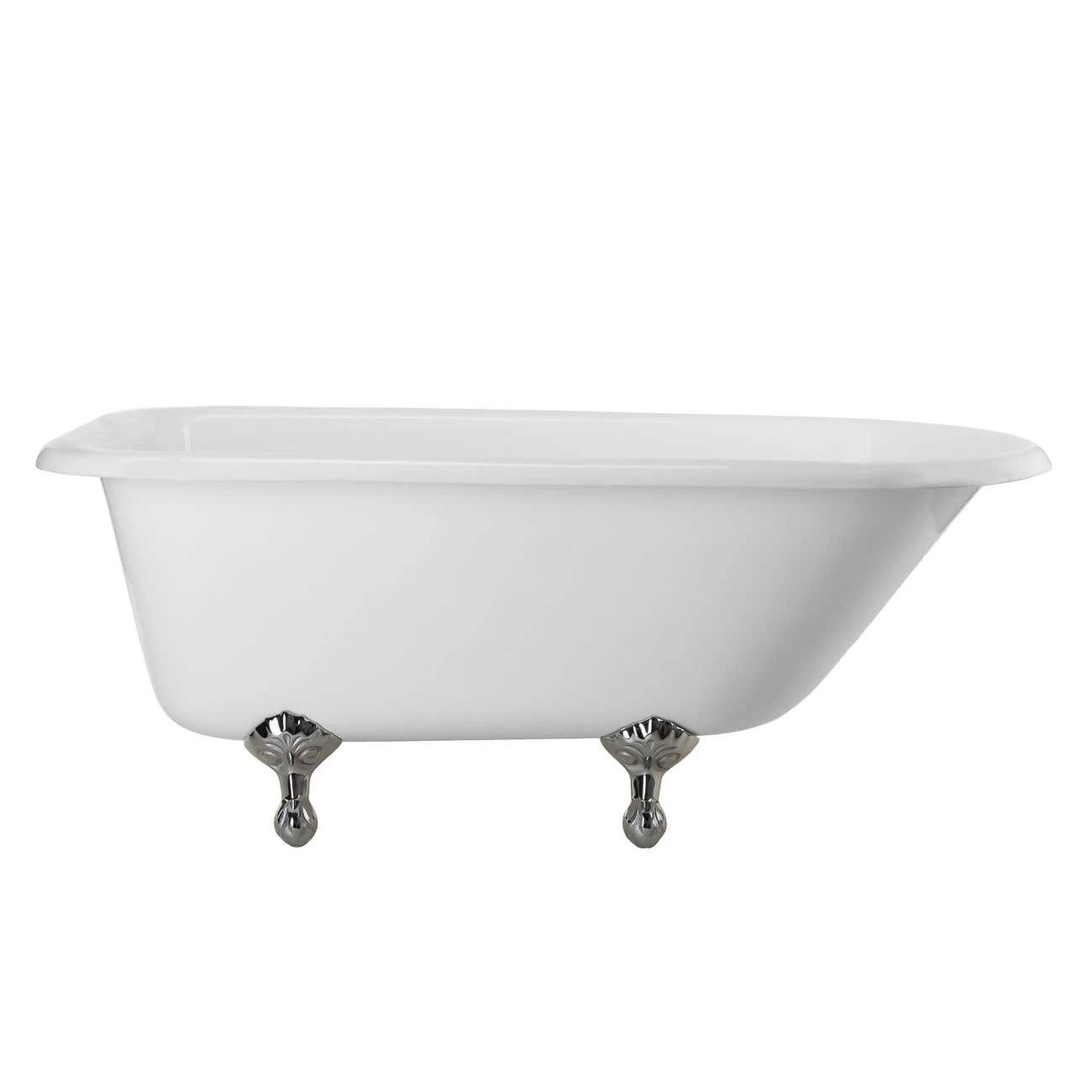 Heritage 60 Inch Cast Iron Classic Clawfoot Tub - Wall Faucet Drillings 3 Heritage 60 Inch Cast Iron Classic Clawfoot Tub - Wall Faucet Drillings - Image 3
