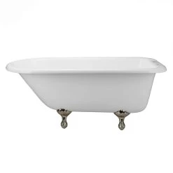 Heritage Cast Iron Classic Clawfoot Tub - Rim Faucet Drillings -Bathroom Shop lg60rt7wrpn 2 9