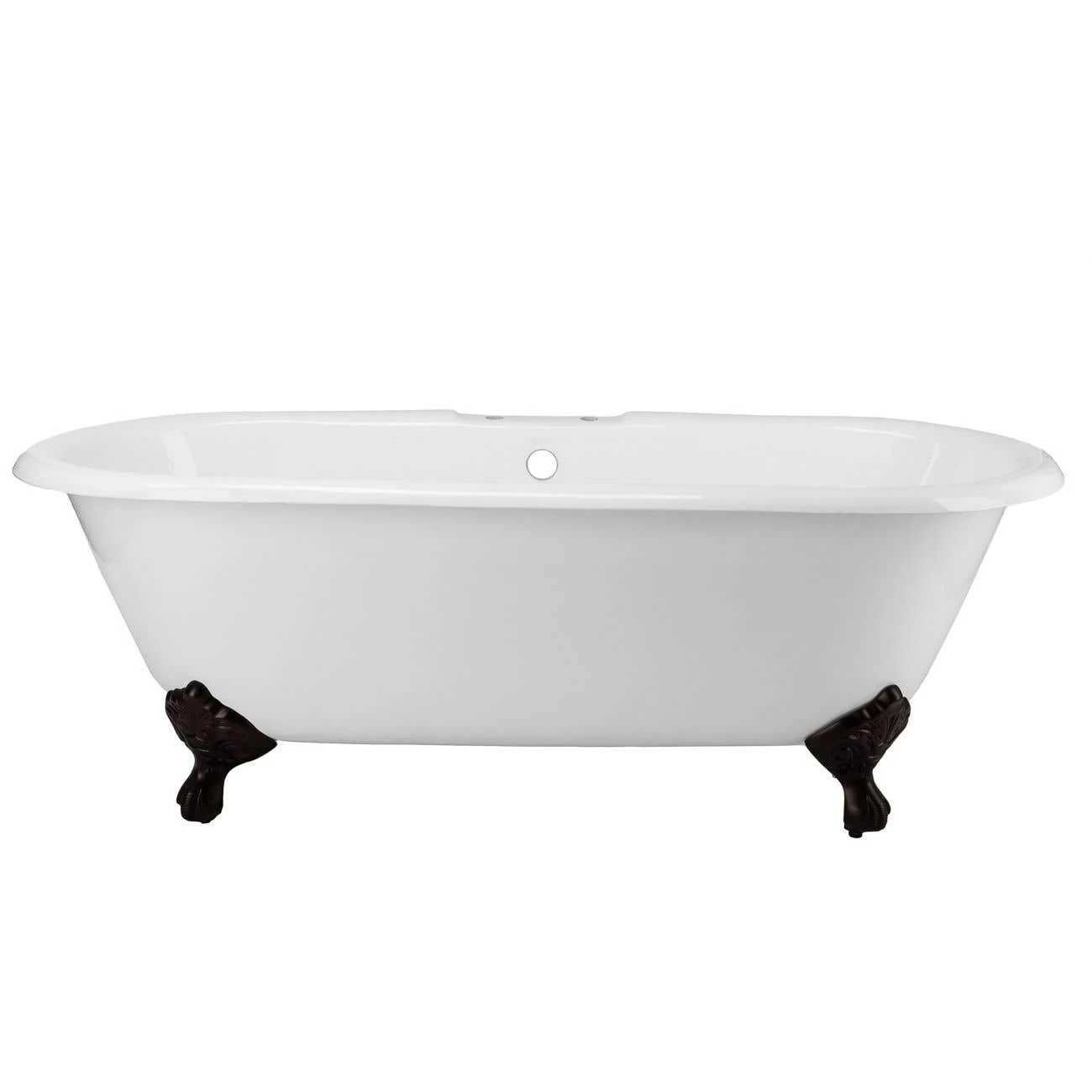 Cambridge Cast Iron Double Ended Clawfoot Tub - Rim Faucet Drillings 6 Cambridge Cast Iron Double Ended Clawfoot Tub - Rim Faucet Drillings - Image 6