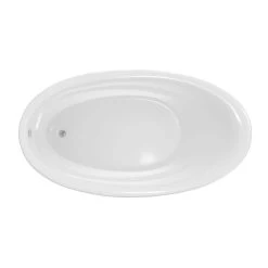 Marla 69 Inch Acrylic Drop-in Universal Drain Bathtub - White -Bathroom Shop marla tub 69w 38d shot03 drukmq70sp2jjxcw