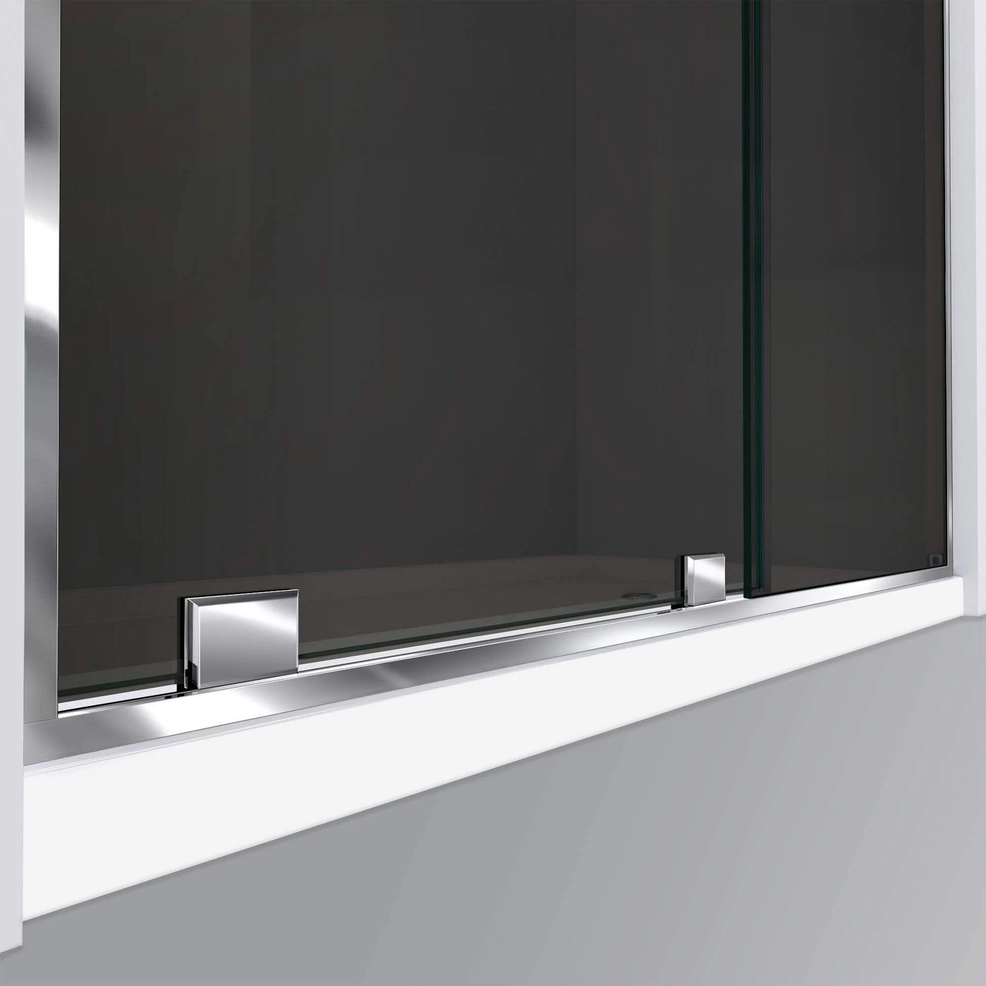 DreamLine Mirage-Z 56-60 In. W X 58 In. H Frameless Sliding Tub Door 6 DreamLine Mirage-Z 56-60 In. W X 58 In. H Frameless Sliding Tub Door - Image 6