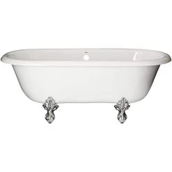 Marquis Acrylic Double Ended Clawfoot Tub - No Faucet Drillings