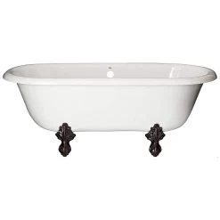 Marquis Acrylic Double Ended Clawfoot Tub - No Faucet Drillings 17 Marquis Acrylic Double Ended Clawfoot Tub - No Faucet Drillings -Bathroom Shop rd551 o nh 1