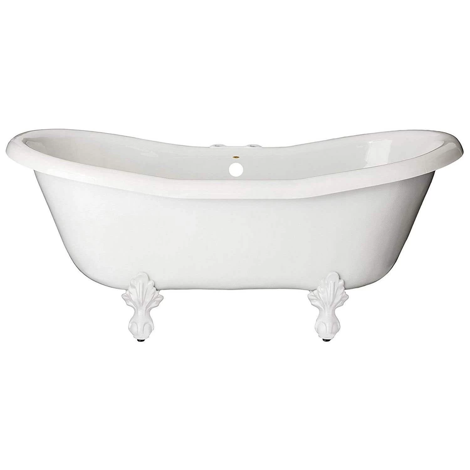 Duchess Acrylic Double Slipper Clawfoot Tub - Rim Faucet Drillings 3 Duchess Acrylic Double Slipper Clawfoot Tub - Rim Faucet Drillings - Image 3