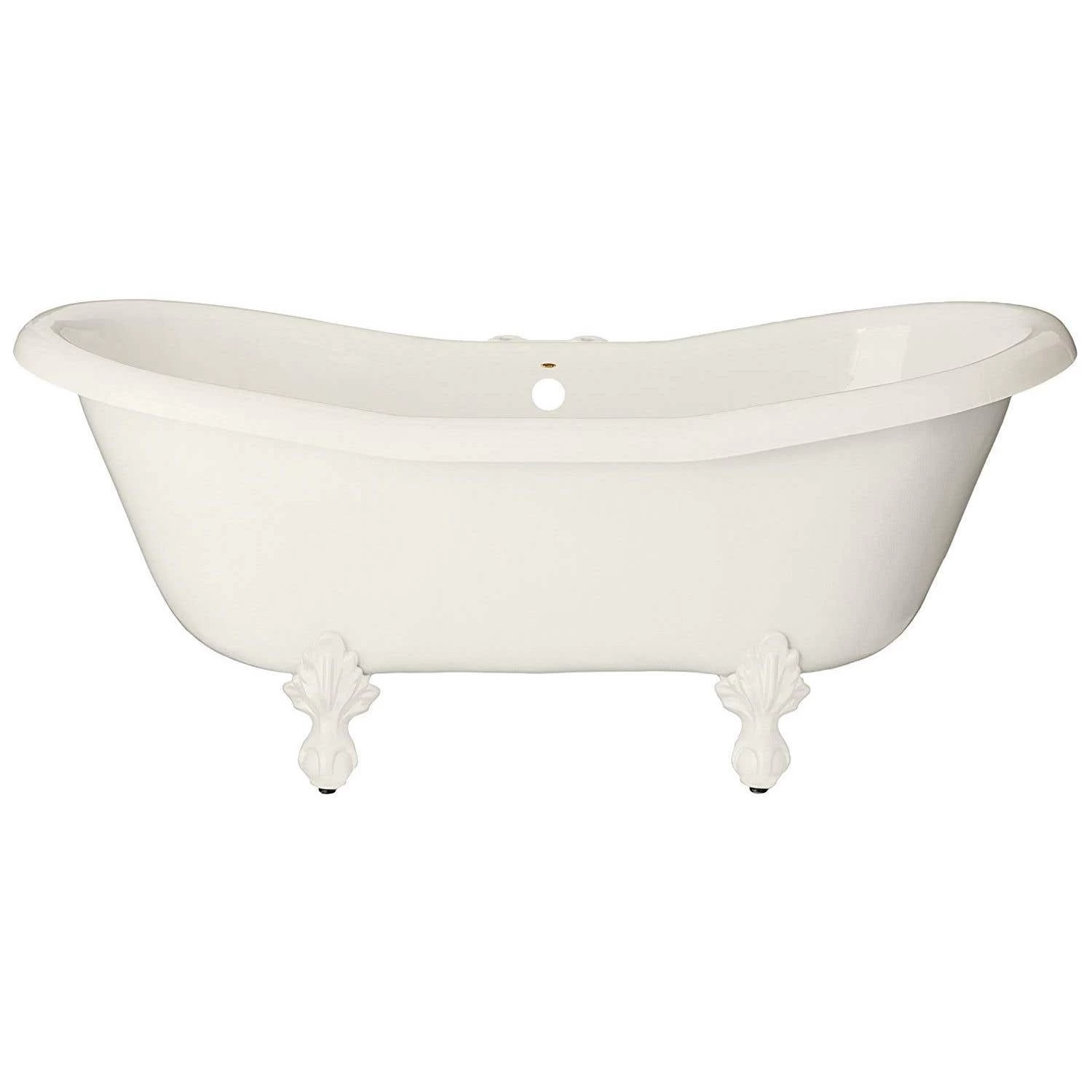 Duchess Acrylic Double Slipper Clawfoot Tub - Rim Faucet Drillings 9 Duchess Acrylic Double Slipper Clawfoot Tub - Rim Faucet Drillings - Image 9