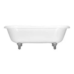 Lennox Acrylic Double Ended Clawfoot Tub - Made In USA 10 Lennox Acrylic Double Ended Clawfoot Tub - Made In USA -Bathroom Shop rm lennox white