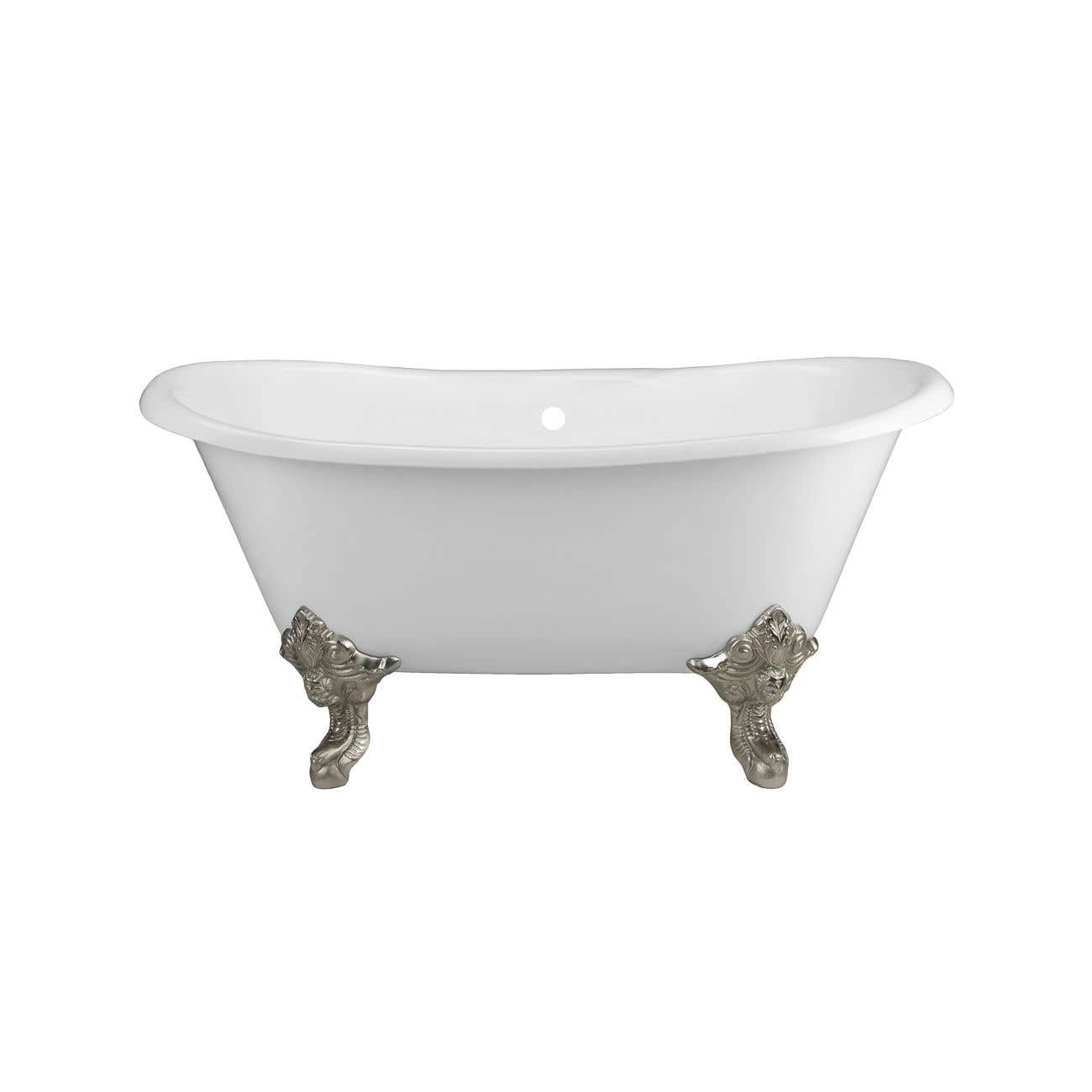Monarch Cast Iron Double Slipper Clawfoot Tub - No Faucet Drillings - Monarch Feet 2 Monarch Cast Iron Double Slipper Clawfoot Tub - No Faucet Drillings - Monarch Feet - Image 2