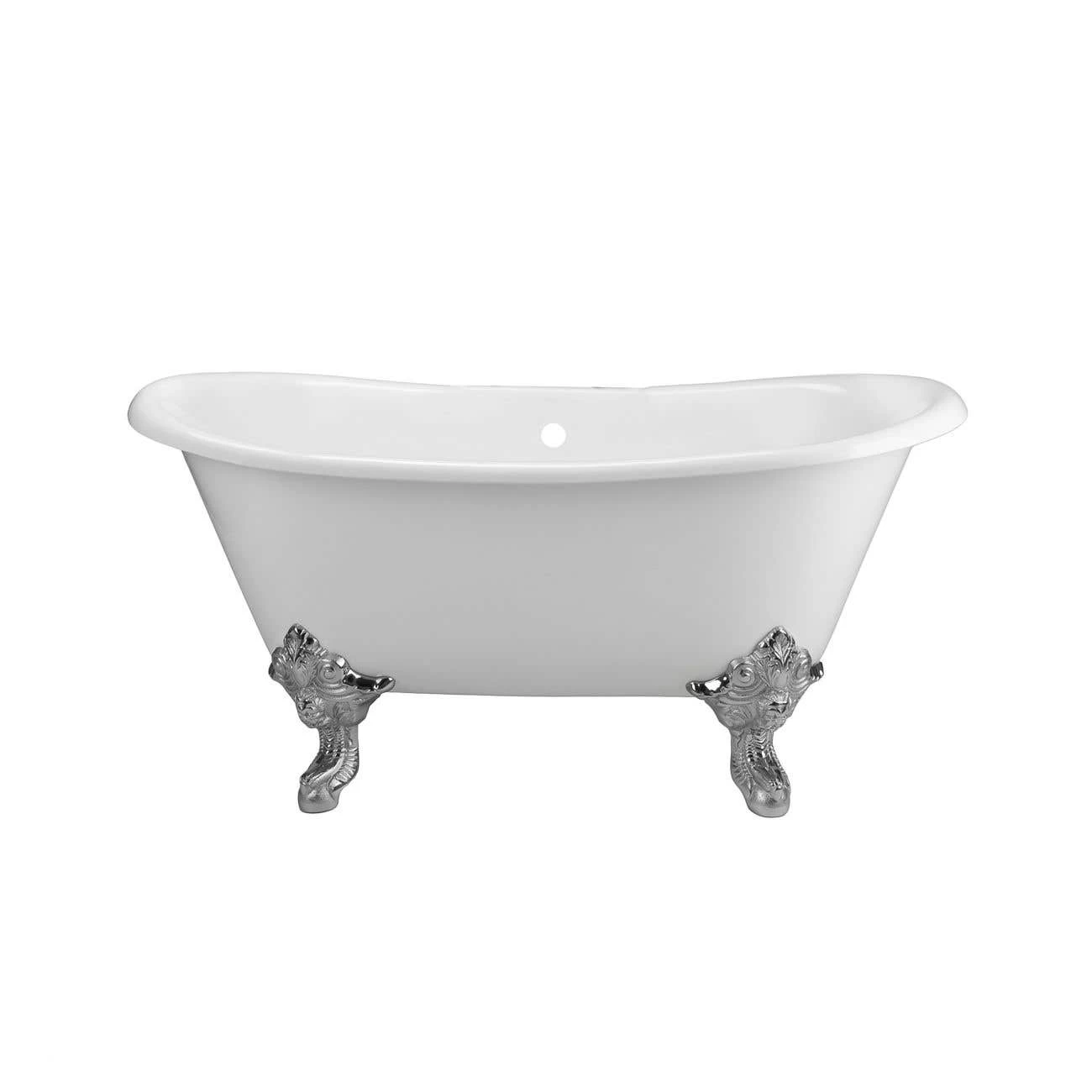 Monarch Cast Iron Double Slipper Clawfoot Tub - No Faucet Drillings - Monarch Feet 3 Monarch Cast Iron Double Slipper Clawfoot Tub - No Faucet Drillings - Monarch Feet - Image 3