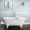 Kensington Cast Iron Double Ended Clawfoot Tub - No Faucet Drillings