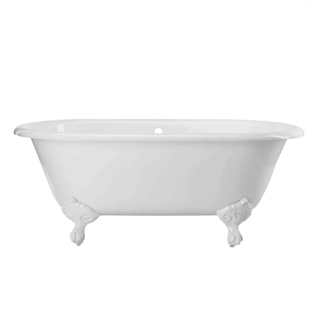 Kensington Cast Iron Double Ended Clawfoot Tub - No Faucet Drillings 2 Kensington Cast Iron Double Ended Clawfoot Tub - No Faucet Drillings - Image 2