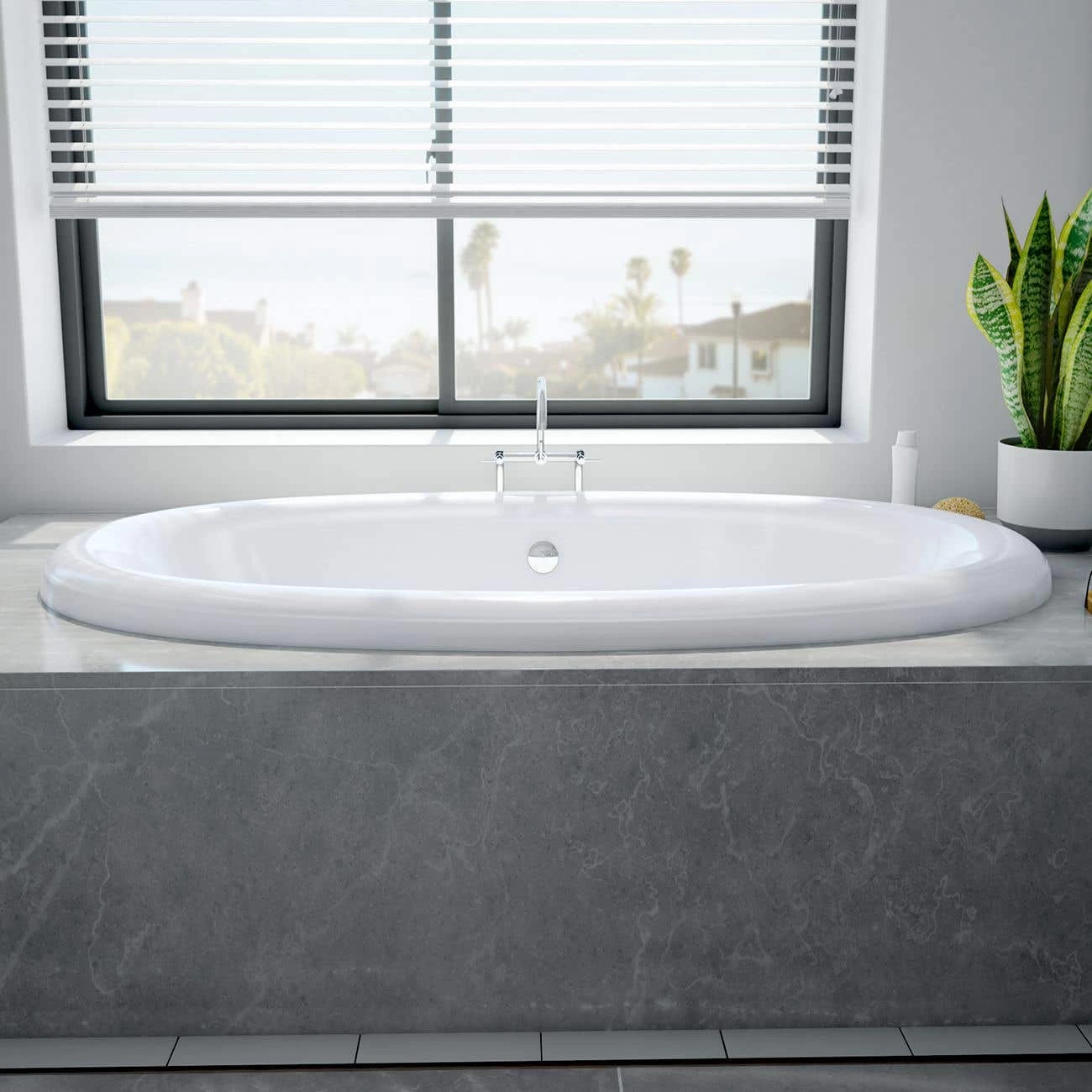 Brigham Acrylic Double Ended Drop In Tub - Made In USA 1 Brigham Acrylic Double Ended Drop In Tub - Made In USA