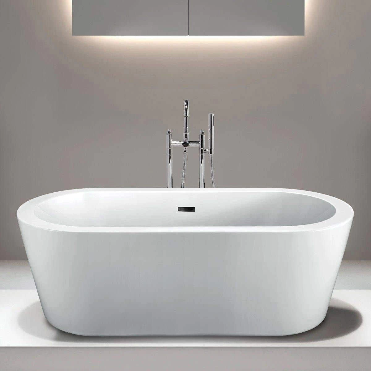 Marion Acrylic Double Ended Freestanding Tub - No Faucet Drillings 6 Marion Acrylic Double Ended Freestanding Tub - No Faucet Drillings - Image 6