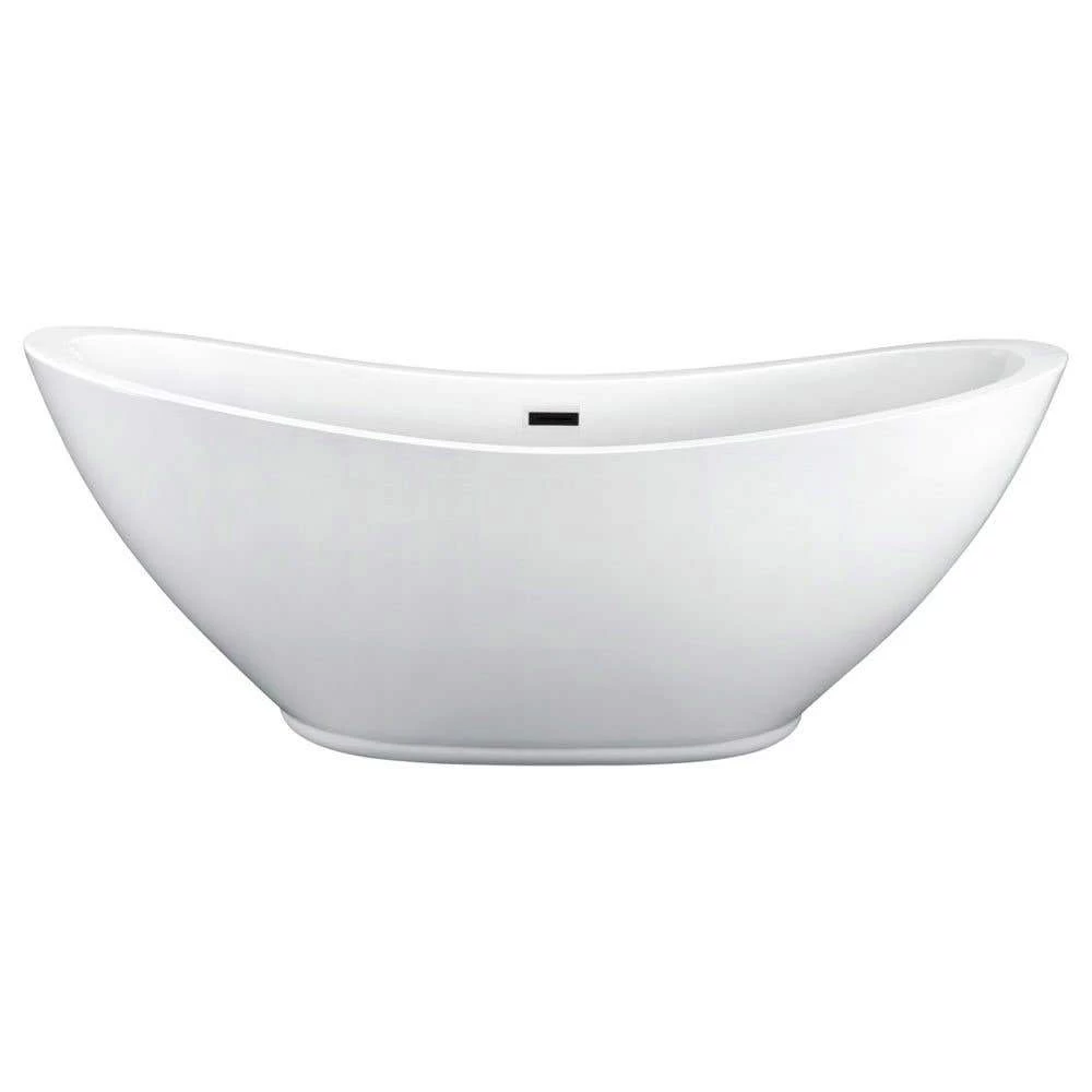 Parker 69 Inch Acrylic Double Ended Freestanding Tub - No Faucet Drillings 5 Parker 69 Inch Acrylic Double Ended Freestanding Tub - No Faucet Drillings - Image 5