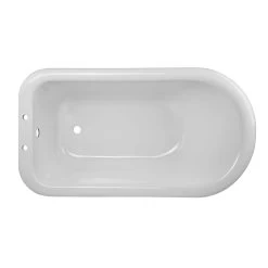 Savanna 54 Inch Acrylic Classic Rolltop Clawfoot Tub Package - White / White Feet & Chrome Fixtures 10 Savanna 54 Inch Acrylic Classic Rolltop Clawfoot Tub Package - White / White Feet & Chrome Fixtures -Bathroom Shop rma54rt7wrbs top 3 6