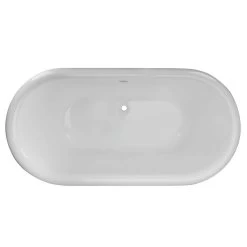 Juniper Acrylic Double Ended Clawfoot Tub - No Faucet Drillings - Lion Paw Feet 14 Juniper Acrylic Double Ended Clawfoot Tub - No Faucet Drillings - Lion Paw Feet -Bathroom Shop rma60de0wdis top 4 23