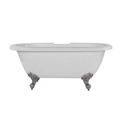 Windsor Acrylic Double Ended Clawfoot Tub - Rim Faucet Drillings - Ball & Claw Feet 19 Windsor Acrylic Double Ended Clawfoot Tub - Rim Faucet Drillings - Ball & Claw Feet -Bathroom Shop rma60de7wdibn 2 1 2