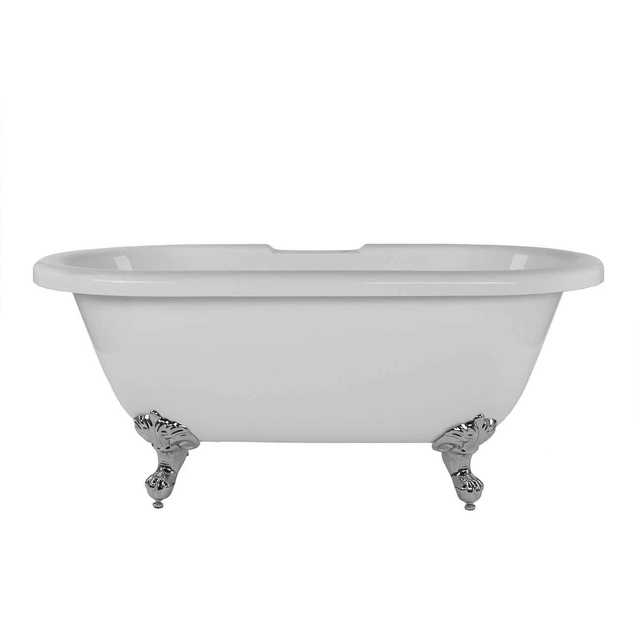 Windsor Acrylic Double Ended Clawfoot Tub Package - Rim Faucet Drillings 3 Windsor Acrylic Double Ended Clawfoot Tub Package - Rim Faucet Drillings - Image 3
