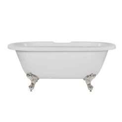 Windsor Acrylic Double Ended Clawfoot Tub - Rim Faucet Drillings - Ball & Claw Feet 18 Windsor Acrylic Double Ended Clawfoot Tub - Rim Faucet Drillings - Ball & Claw Feet -Bathroom Shop rma60de7wdipn 2 4