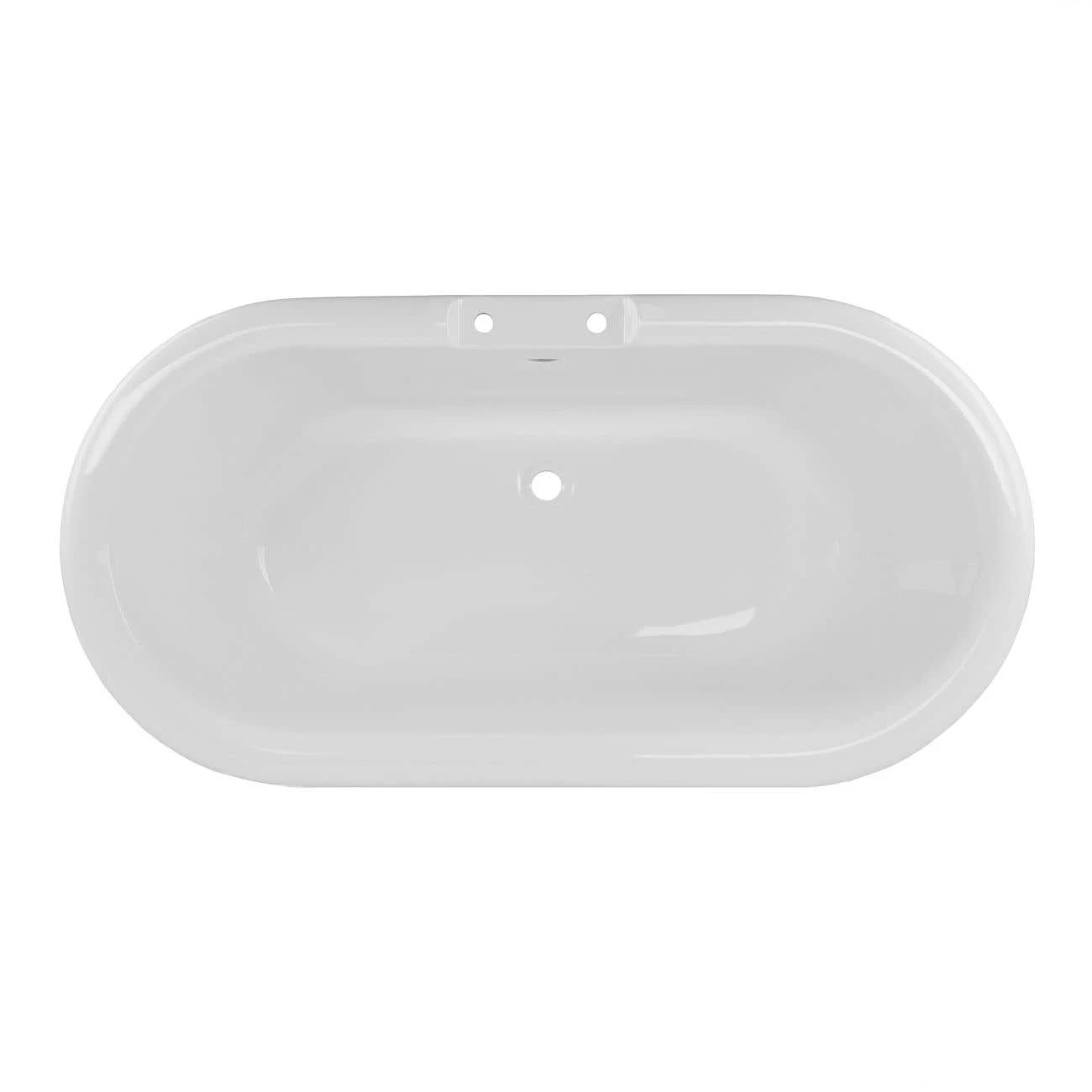 Windsor Acrylic Double Ended Clawfoot Tub Package - Rim Faucet Drillings 5 Windsor Acrylic Double Ended Clawfoot Tub Package - Rim Faucet Drillings - Image 5