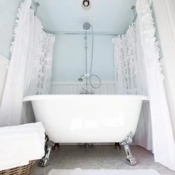 Juniper Acrylic Double Ended Clawfoot Tub - Rim Faucet Drillings - Lion Paw Feet 17 Juniper Acrylic Double Ended Clawfoot Tub - Rim Faucet Drillings - Lion Paw Feet -Bathroom Shop rma60de7wlpc 2 1