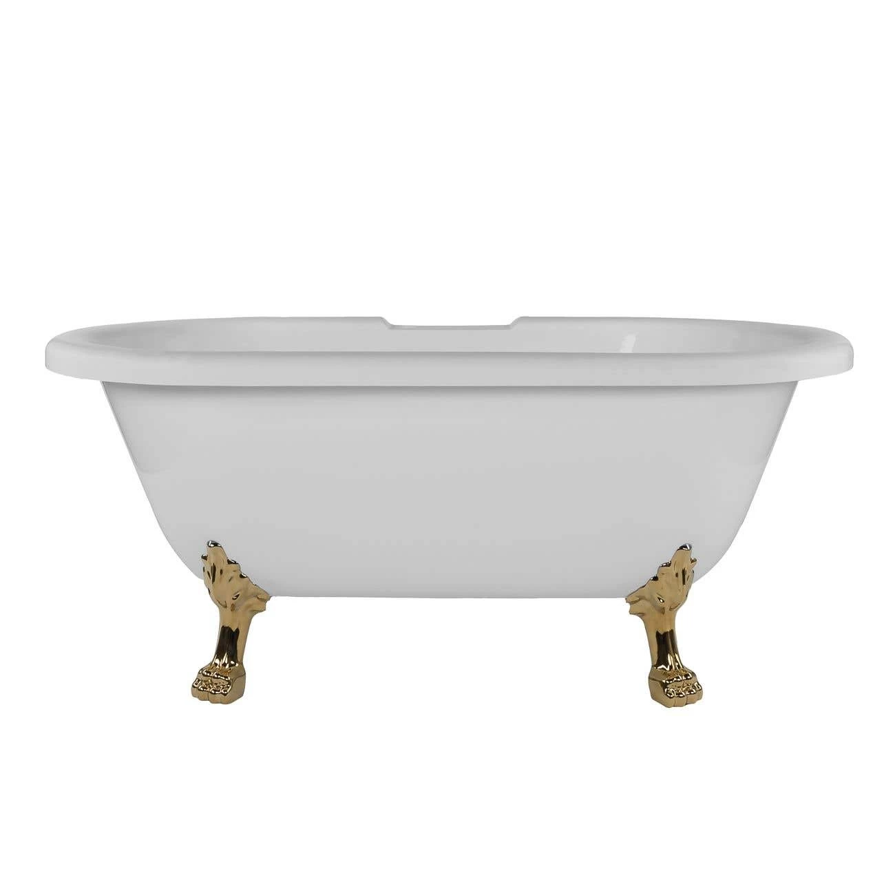 Juniper Acrylic Double Ended Clawfoot Tub - Rim Faucet Drillings - Lion Paw Feet 6 Juniper Acrylic Double Ended Clawfoot Tub - Rim Faucet Drillings - Lion Paw Feet - Image 6