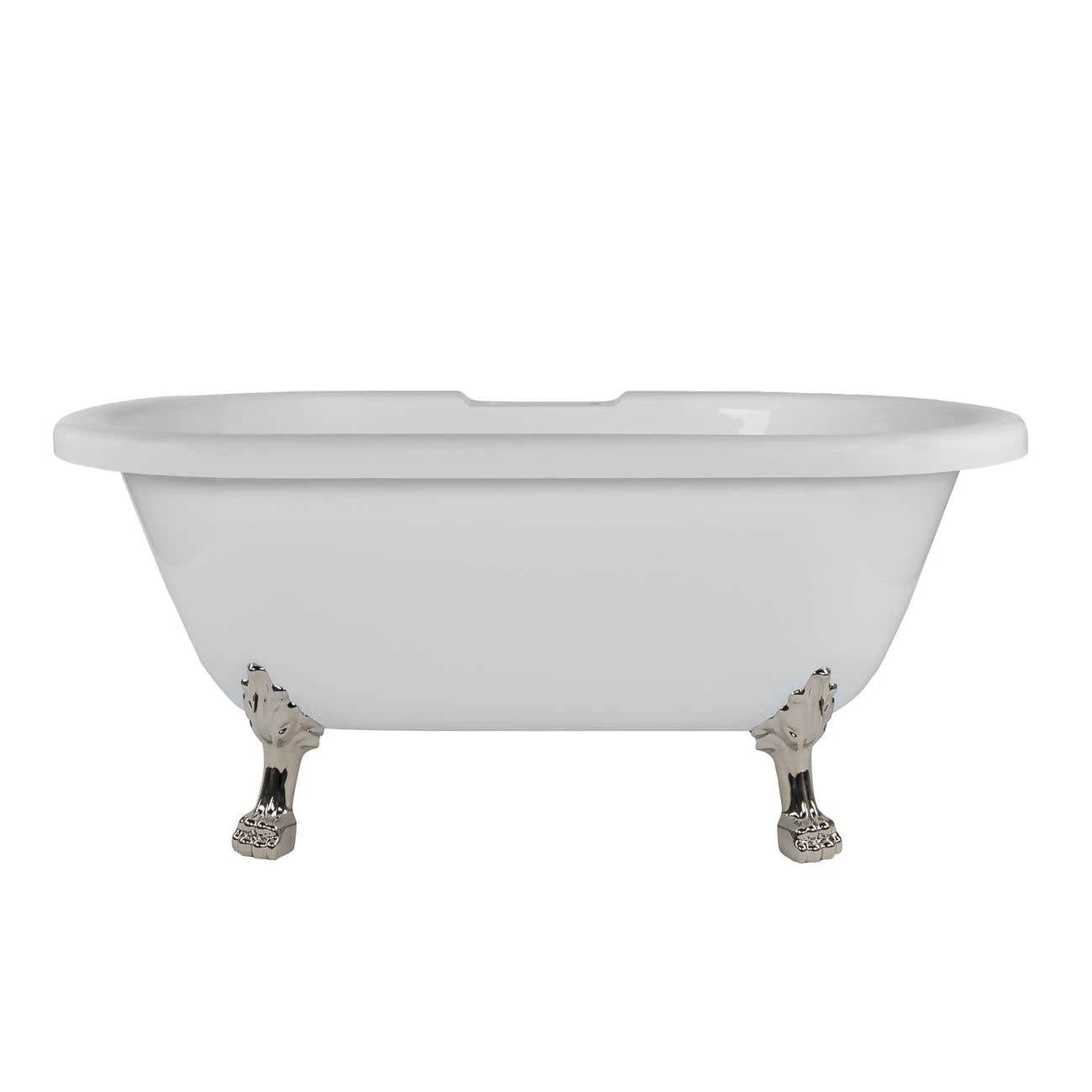 Juniper Acrylic Double Ended Clawfoot Tub - Rim Faucet Drillings - Lion Paw Feet 8 Juniper Acrylic Double Ended Clawfoot Tub - Rim Faucet Drillings - Lion Paw Feet - Image 8