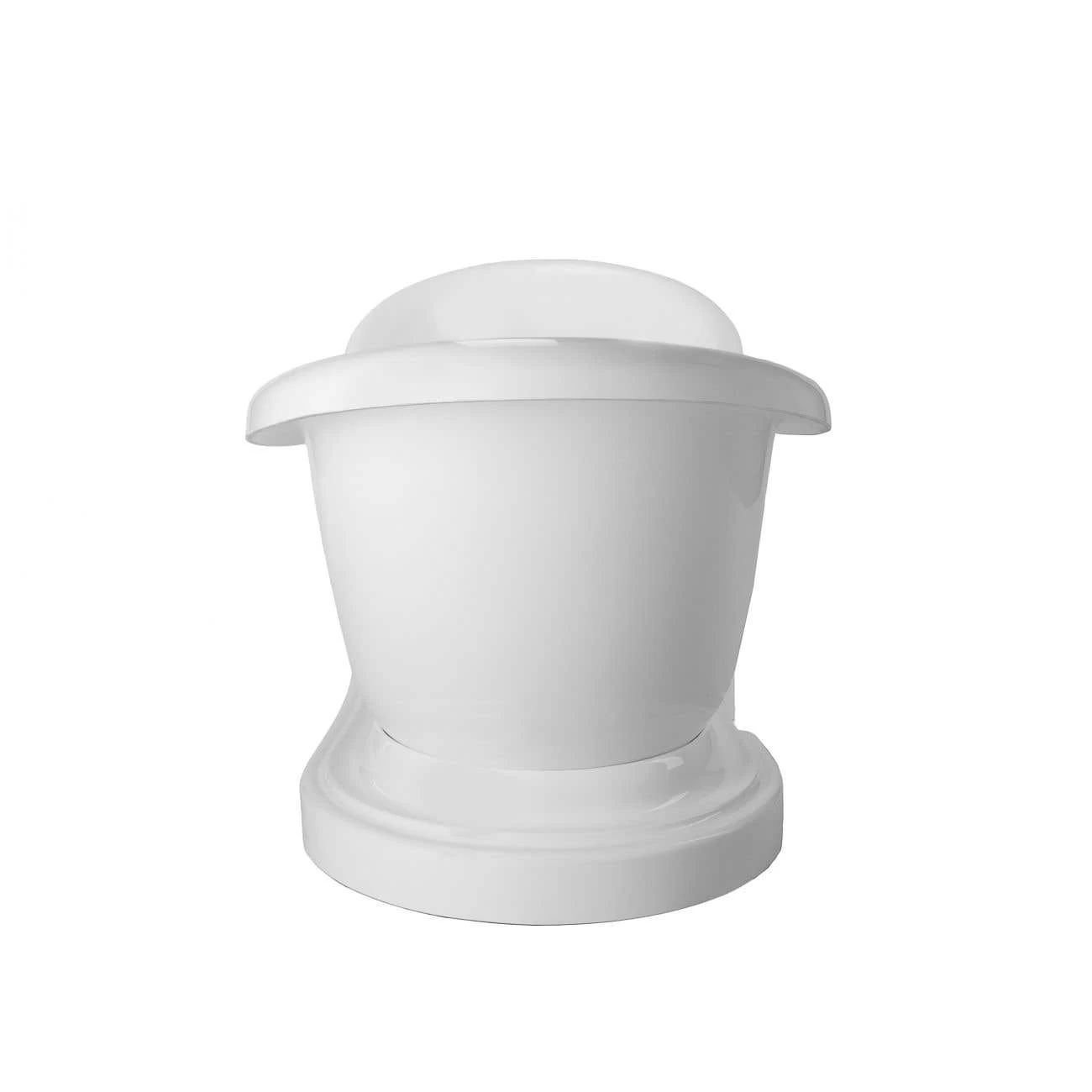 Madison 69 Inch Acrylic Double Slipper Freestanding Tub - No Faucet Drillings - White 4 Madison 69 Inch Acrylic Double Slipper Freestanding Tub - No Faucet Drillings - White - Image 4