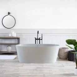 Solano 59 Inch Resin Double Ended Matte Tub 13 Solano 59 Inch Resin Double Ended Matte Tub -Bathroom Shop rmbb1 st life2