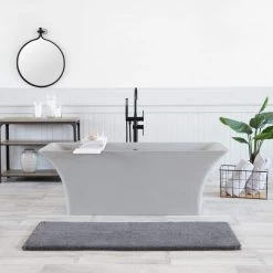 Savoy 66 Inch Resin Double Ended Matte Tub 15 Savoy 66 Inch Resin Double Ended Matte Tub -Bathroom Shop rmbb6 st life2 1 1