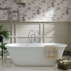 Leontine 63 Inch Resin Double Ended Tub 14 Leontine 63 Inch Resin Double Ended Tub -Bathroom Shop rmbb8 s