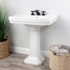 Valeta 28 Inch Pedestal Sink