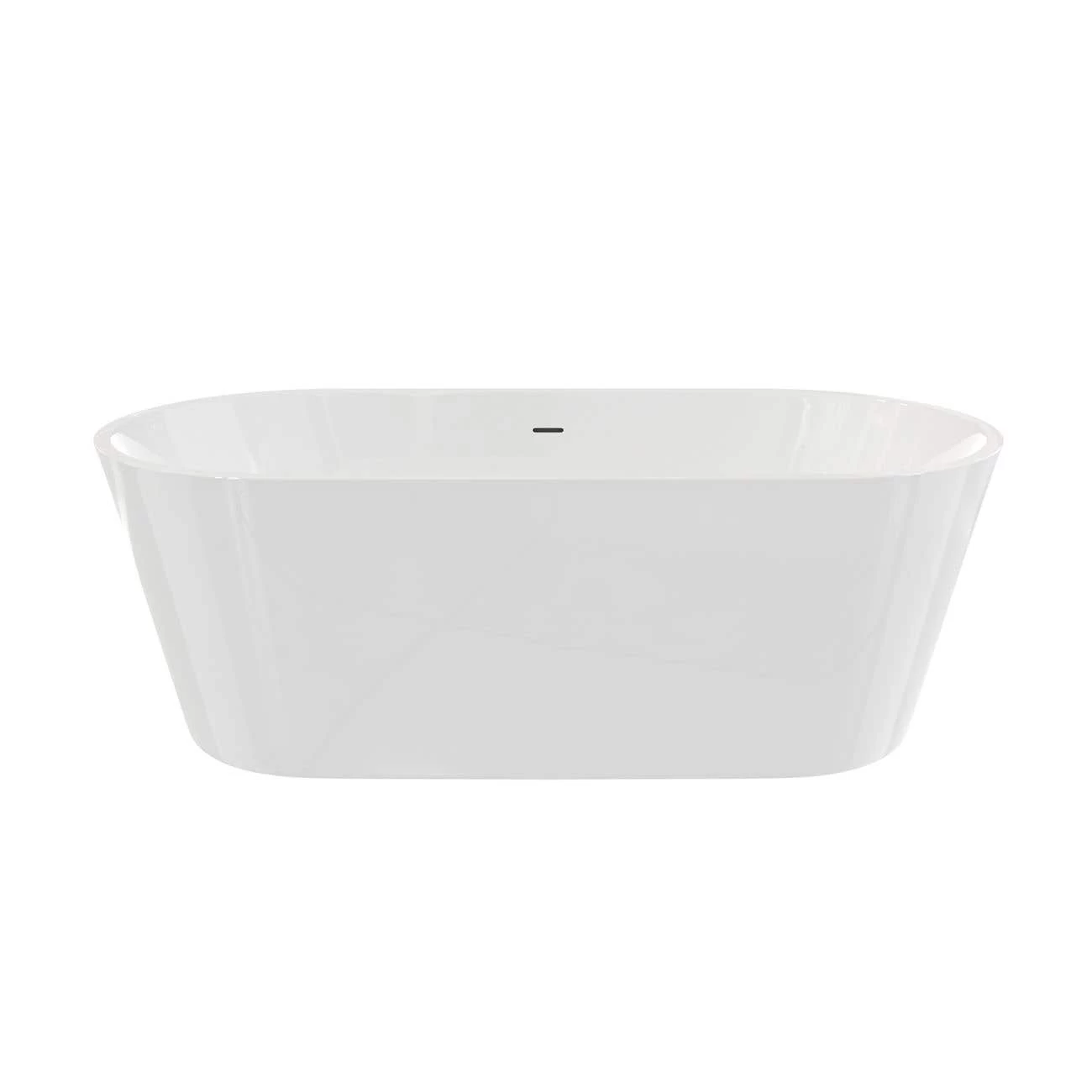 Mia Freestanding Acrylic Soaking Tub - No Faucet Drillings 4 Mia Freestanding Acrylic Soaking Tub - No Faucet Drillings - Image 4