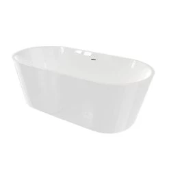 Mia Freestanding Acrylic Soaking Tub - No Faucet Drillings 10 Mia Freestanding Acrylic Soaking Tub - No Faucet Drillings -Bathroom Shop rmbp03 67 tub matte black shot02 vu1wbpbfetnakoez
