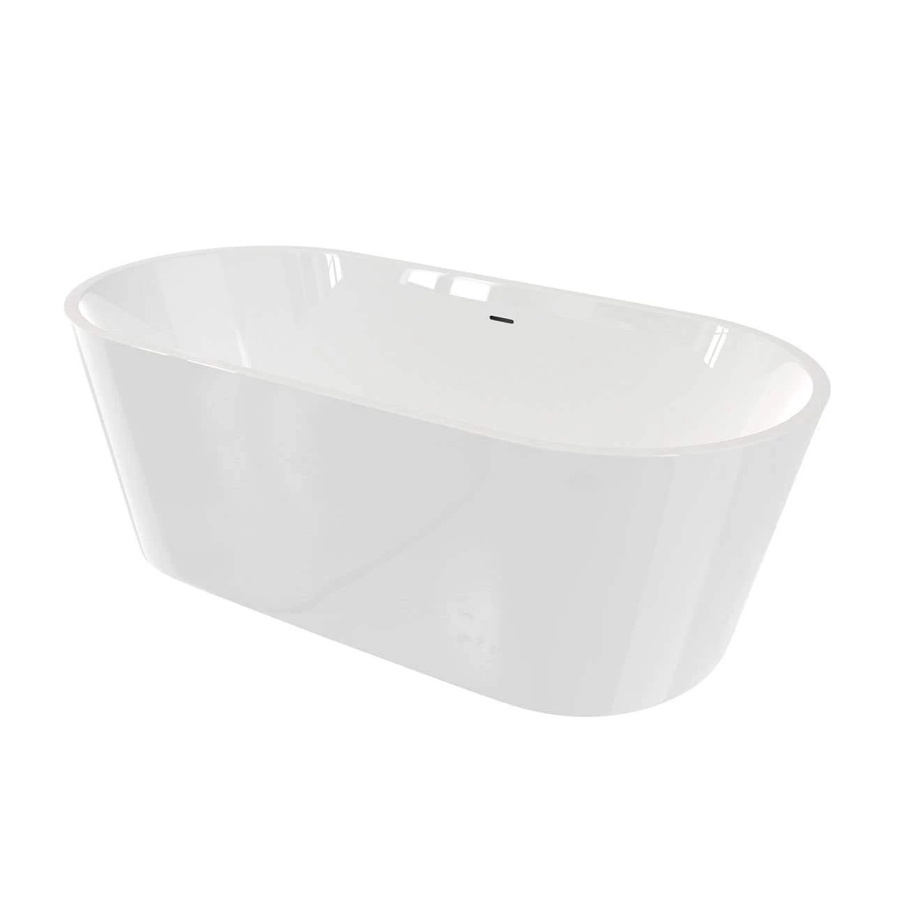Mia Freestanding Acrylic Soaking Tub - No Faucet Drillings 5 Mia Freestanding Acrylic Soaking Tub - No Faucet Drillings - Image 5