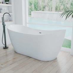 Philo Acrylic Double Slipper Freestanding Tub Package 28 Philo Acrylic Double Slipper Freestanding Tub Package -Bathroom Shop rmbp06 67 tub rs412 67w gunmetal msx62vhzxqk3jsqg