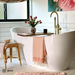 Philo Acrylic Double Slipper Freestanding Tub -Bathroom Shop rmbp06 barij