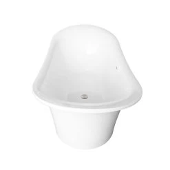 Campbell Acrylic Double Slipper Freestanding Tub - No Faucet Drillings 8 Campbell Acrylic Double Slipper Freestanding Tub - No Faucet Drillings -Bathroom Shop rmbp10 67 bn side