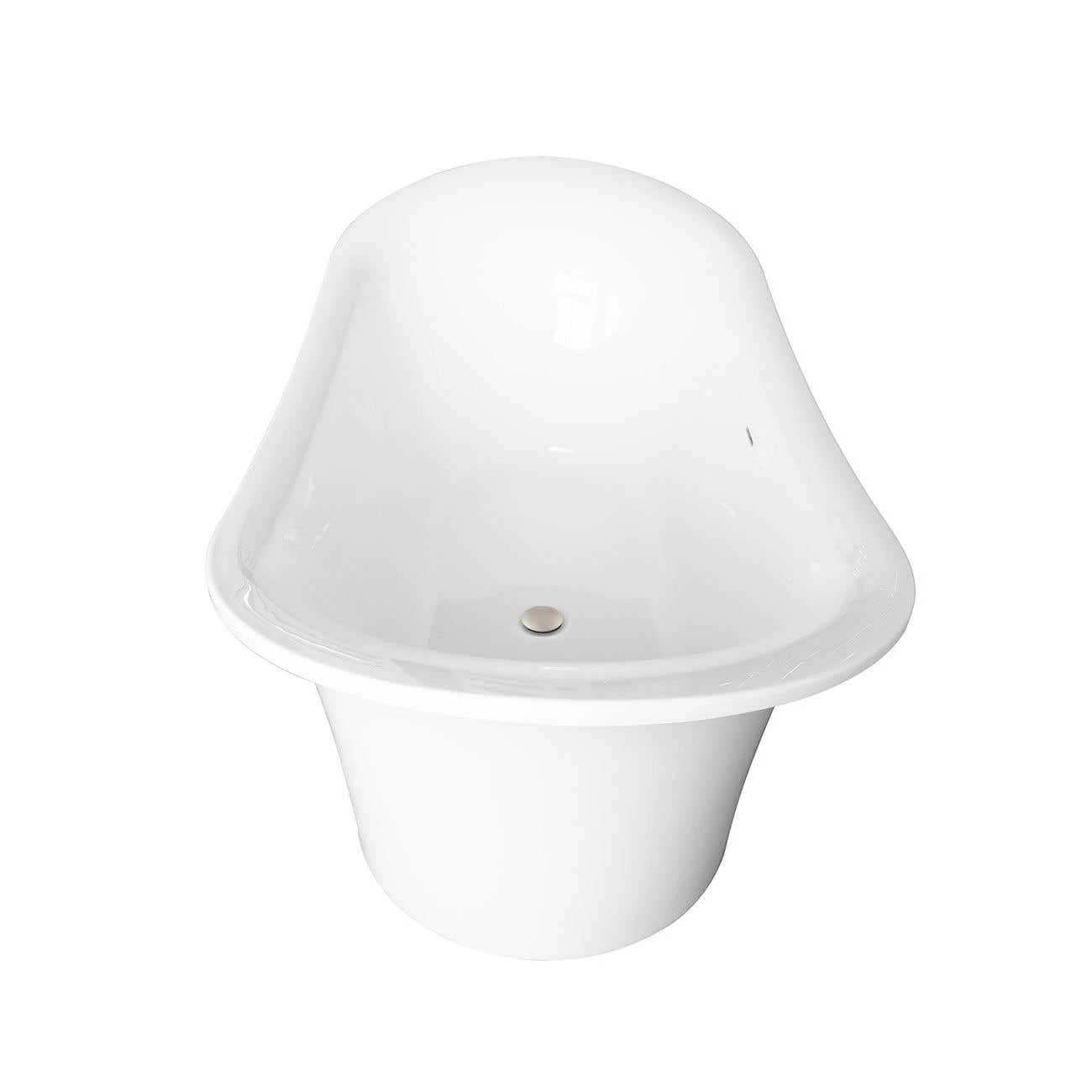 Campbell Acrylic Double Slipper Freestanding Tub - No Faucet Drillings 4 Campbell Acrylic Double Slipper Freestanding Tub - No Faucet Drillings - Image 4