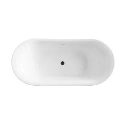 Campbell Acrylic Double Slipper Freestanding Tub - No Faucet Drillings 9 Campbell Acrylic Double Slipper Freestanding Tub - No Faucet Drillings -Bathroom Shop rmbp10 71 mb top