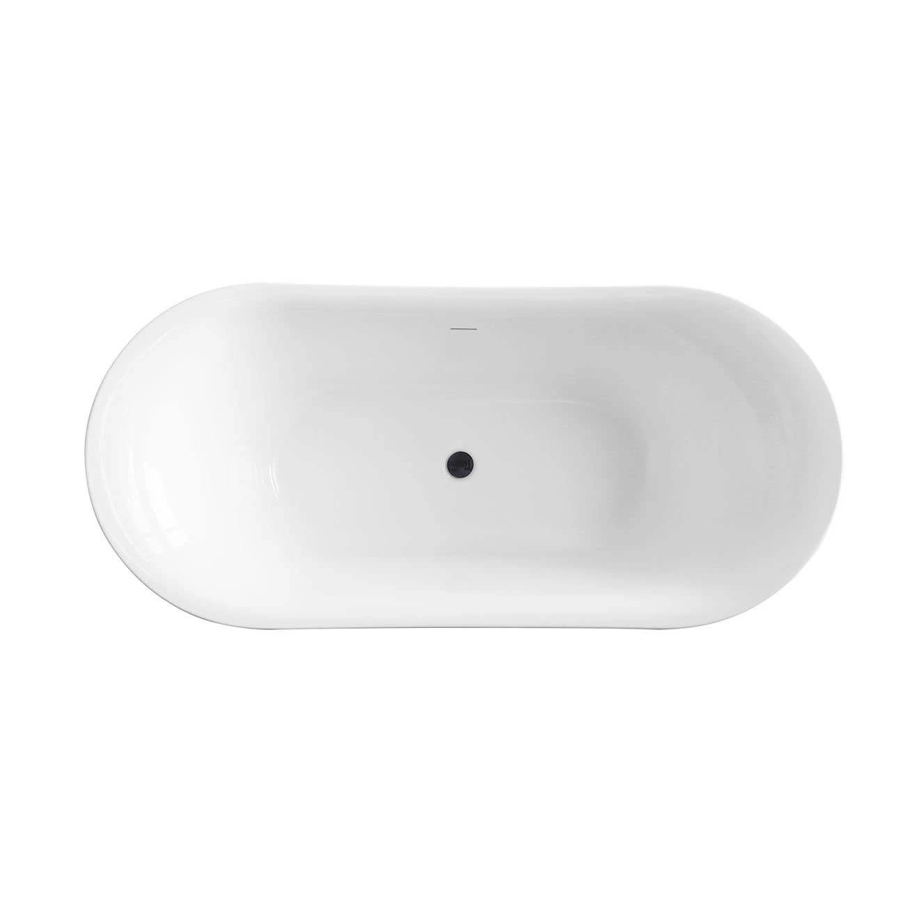 Campbell Acrylic Double Slipper Freestanding Tub - No Faucet Drillings 5 Campbell Acrylic Double Slipper Freestanding Tub - No Faucet Drillings - Image 5