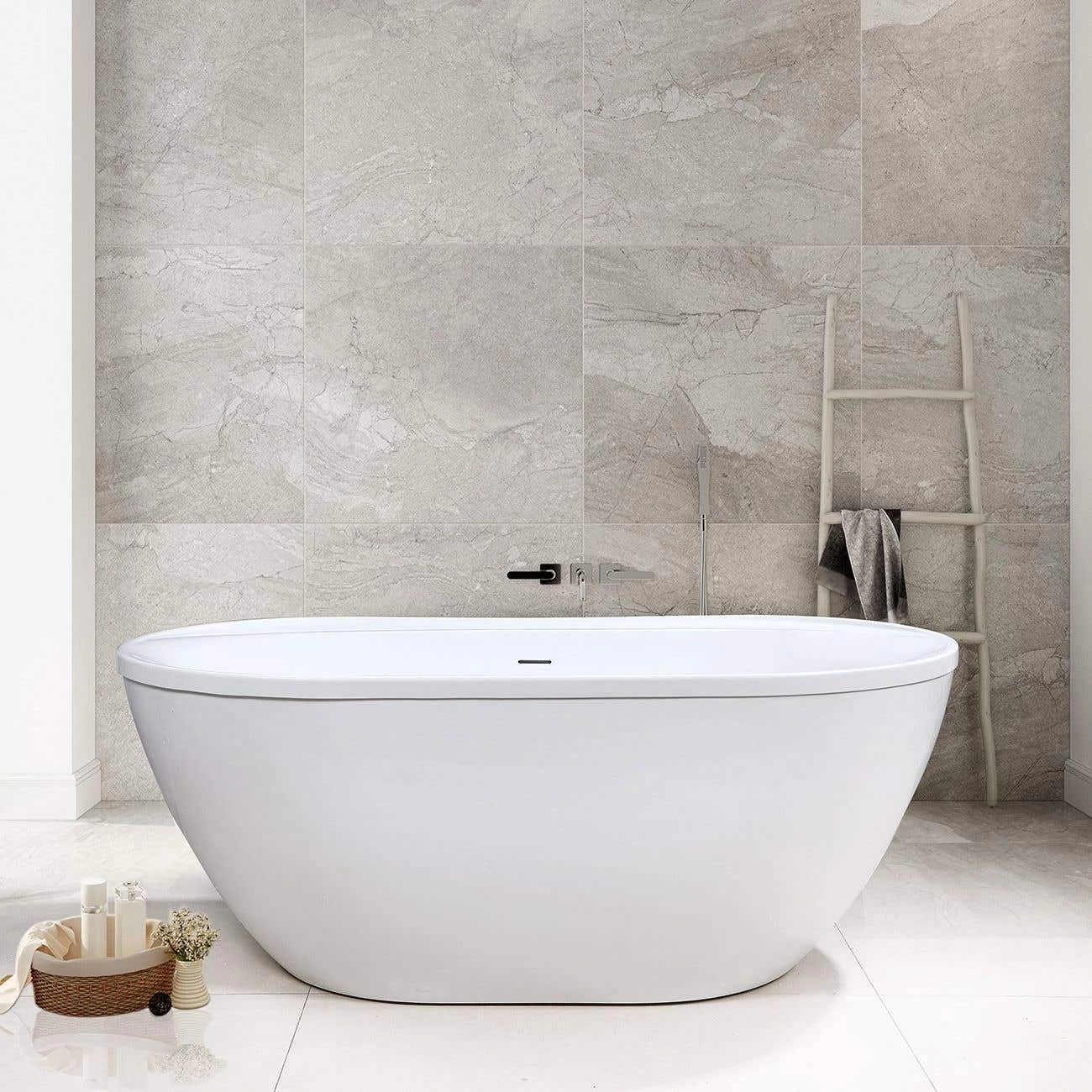 Speare Acrylic Double Ended Freestanding Tub 1 Speare Acrylic Double Ended Freestanding Tub