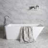 Hannah Acrylic Contemporary Freestanding Bathtub - No Faucet Drillings