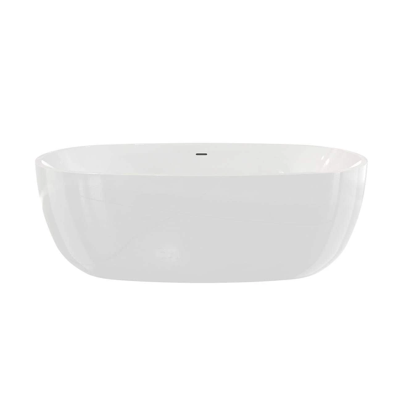 Zoey Acrylic Double Ended Freestanding Tub - No Faucet Drillings 3 Zoey Acrylic Double Ended Freestanding Tub - No Faucet Drillings - Image 3