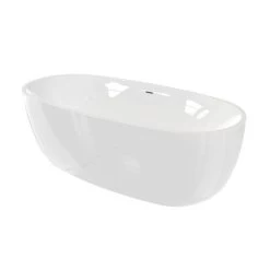Zoey Acrylic Double Ended Freestanding Tub - No Faucet Drillings 8 Zoey Acrylic Double Ended Freestanding Tub - No Faucet Drillings -Bathroom Shop rmbp24 tub brushed brass shot02 ybqyydwlepxlbqny